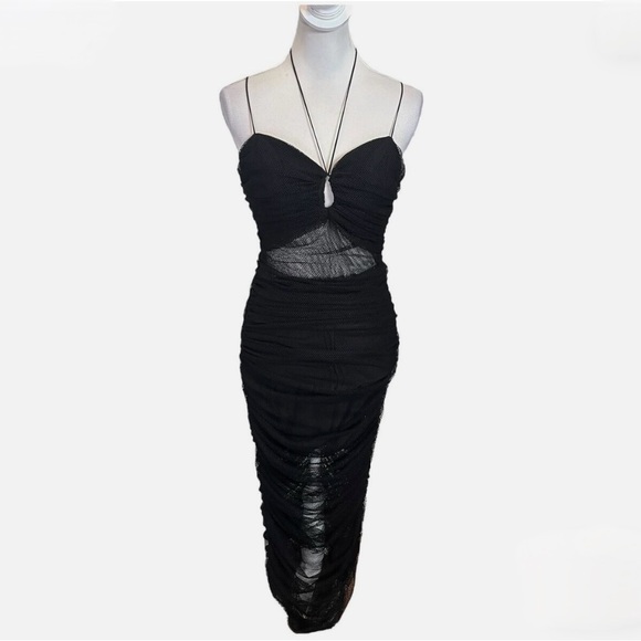 Zara Black Midi Dress - Picture 2 of 5